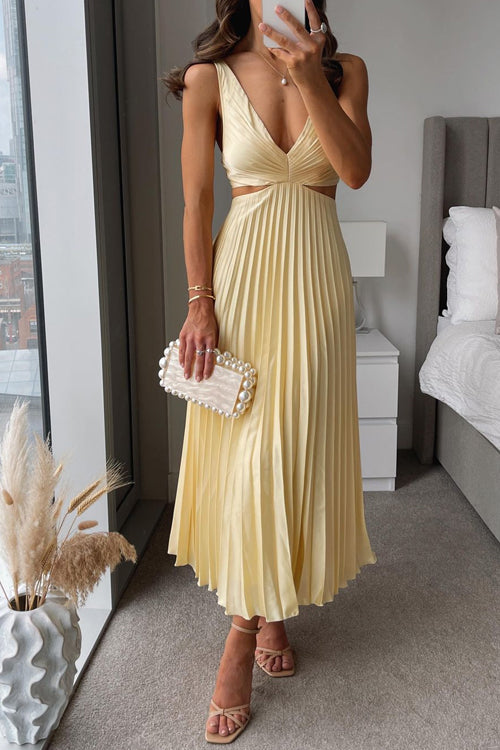 Beauty Dress | Pleated Occasion Dress