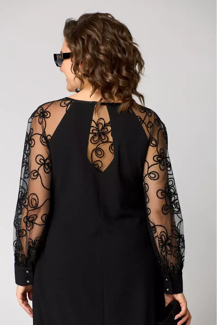 Ciara | Elegant Lace Sleeve Dress