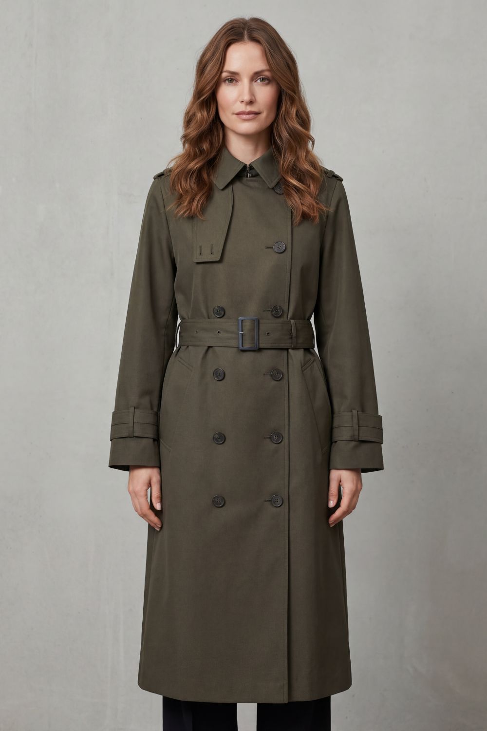 Sorellia – Classic cut – Double-breasted trench coat