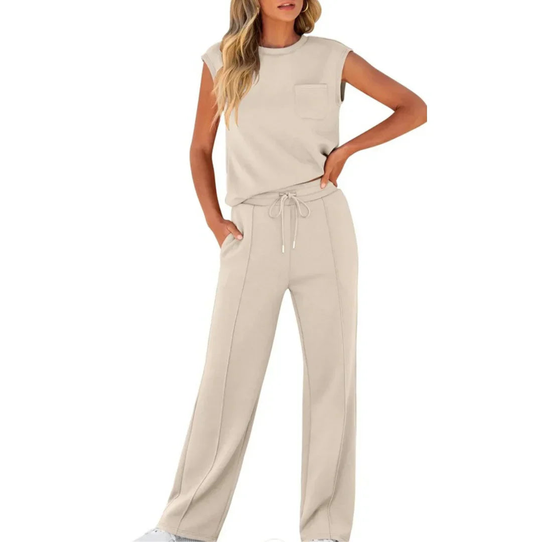 KAIYA™ – Casual Summer Soft Lounge Co-Ord