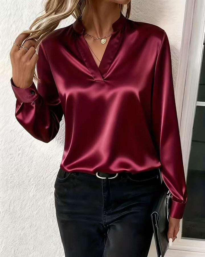 Ciara | Timeless Satin Blouse