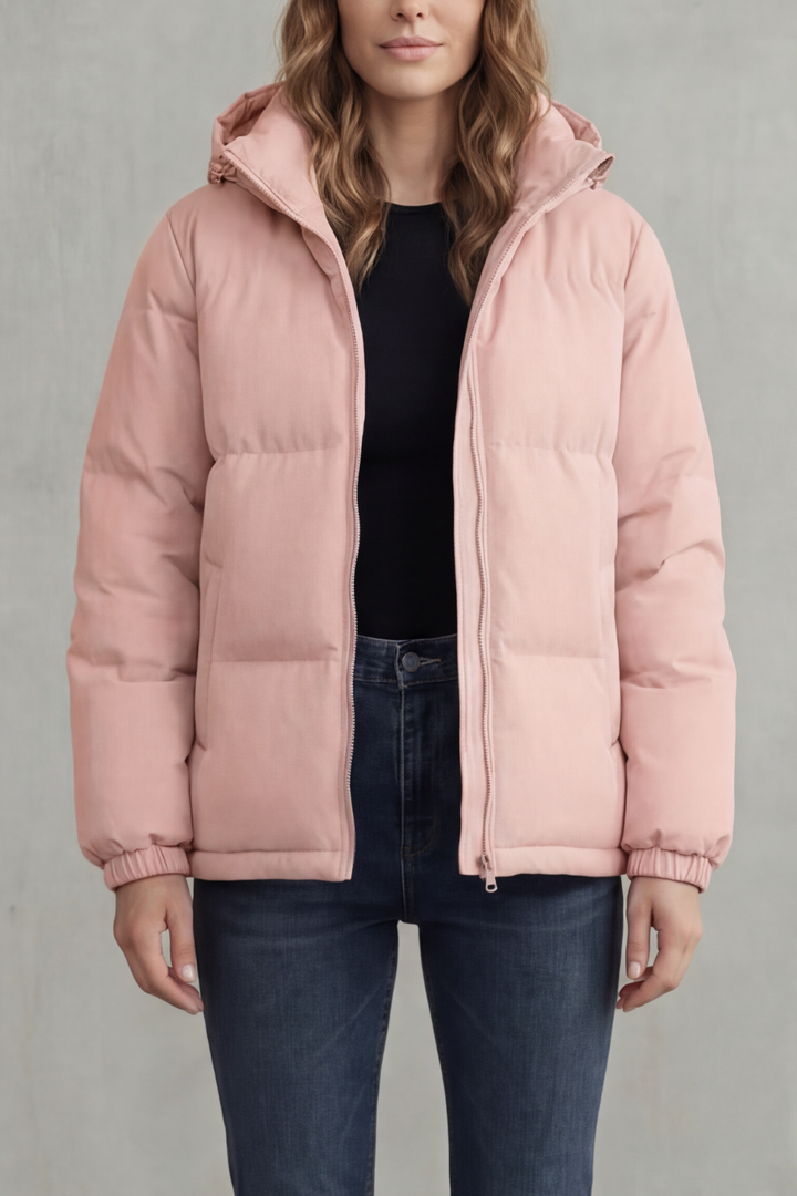 Caeloria – Quilted warmth – Hooded puffer jacket