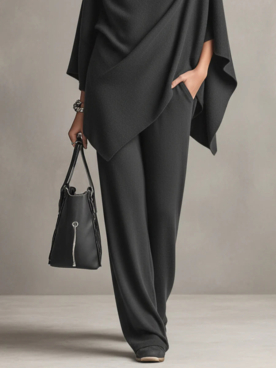 Élise | Elegant Drape Two-Piece Set