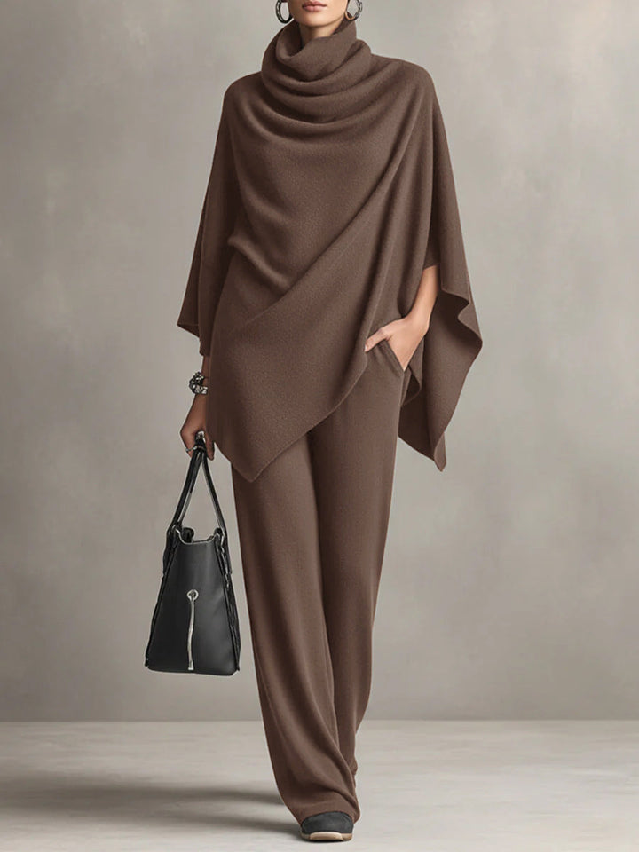 Élise | Elegant Drape Two-Piece Set