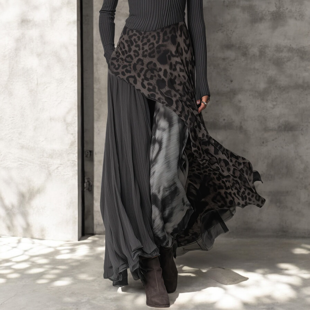 Ciara | Long Leopard Dress