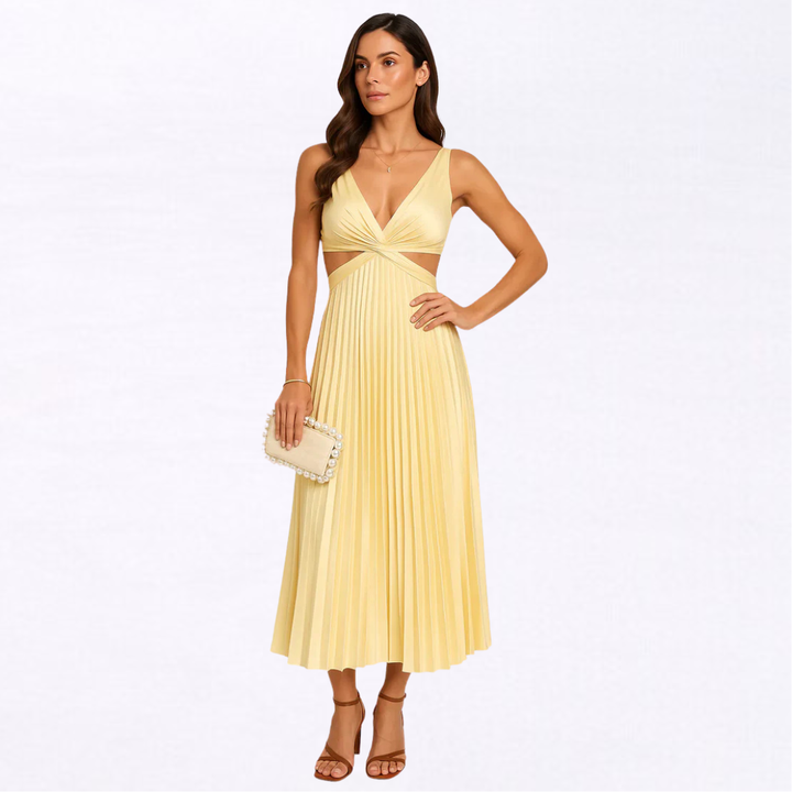 Beauty Dress | Pleated Occasion Dress