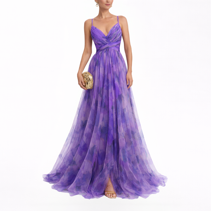 Giselle | Enchanting Maxi Dress with Floral Print