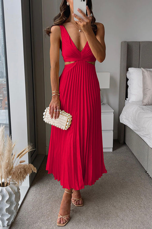Beauty Dress | Pleated Occasion Dress