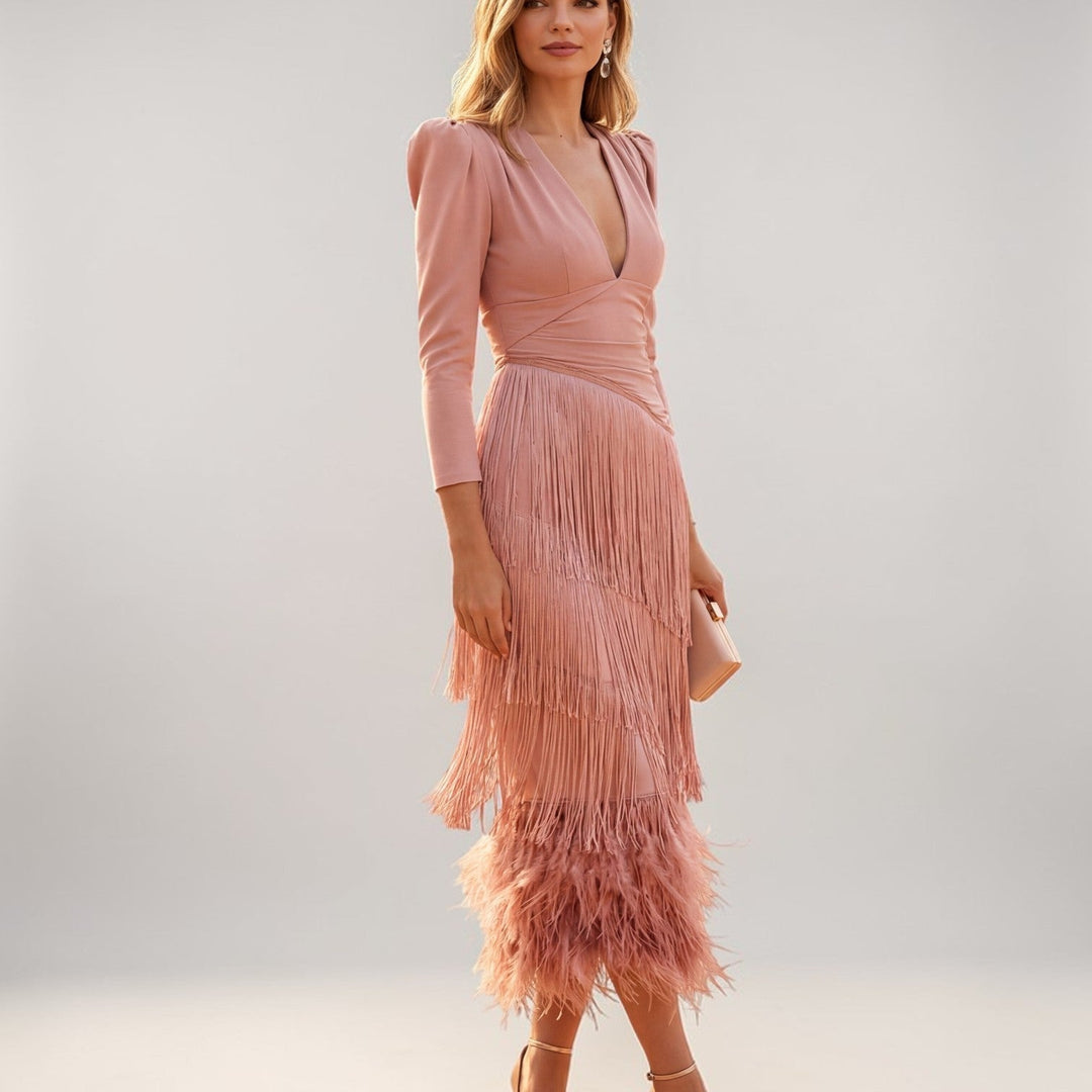 Sofia | Fringe Dress