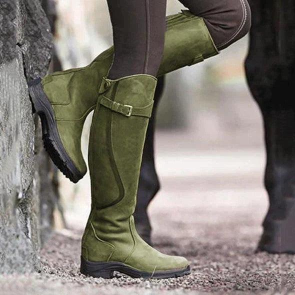 Maeve | Waterproof Knee High Leather Boots